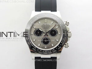 DAYTONA 116519 904L SS APSF 1:1 BEST EDITION GRAY DIAL STICKS MARKERS ON OYSTERFLEX STRAP SH4130