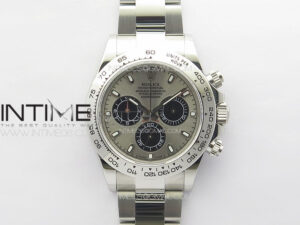 Daytona 116509 904L Noob 1:1 Best Edition Gray Dial on 904L SS Bracelet SA4130