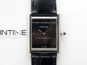 Tank Louis Ladies 25mm SS 8848F 1:1 Best Edition Blue Dial on Blue Leather Strap Ronda Quartz