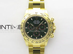 Daytona 116508 YG Noob 1:1 Best Edition Green Dial on YG Bracelet SA4130