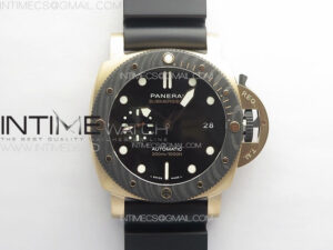 PAM1070 W VSF 1:1 Best Edition Black Dial on Black Rubber Strap P.900 Super Clone