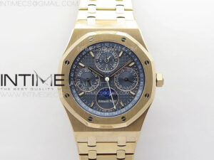 Royal Oak 41mm Complicated 26574 RG APSF1:1 Best Edition Blue Dial on RG Bracelet A5134