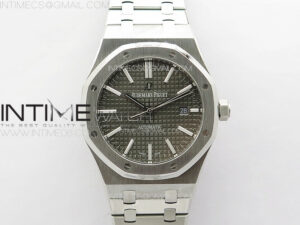 ROYAL OAK 41MM 15400 APSF 1:1 BEST EDITION GRAY DIAL ON SS BRACELET A3120 V1