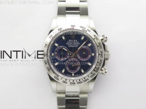Daytona 116509 904 SS BTF 1:1 Best Edition Blue Dial On 904L SS Bracelet SA4130