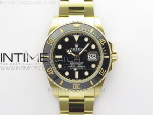 Submariner 41mm 126613 LN YG BP Best Edition Black Dial on YG Bracelet