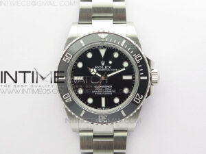 Submariner 41mm 124060 LN SS BP Best Edition Black Dial