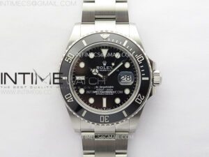 Submariner 126610 LN Black Ceramic Bezel 904L Steel C+F 1:1 Best Edition Black Dial On 904L Bracelet VR3235