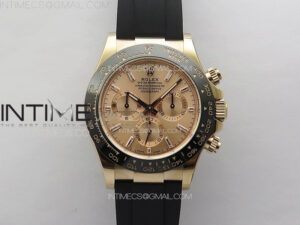 Daytona 116515 BTF 1:1 Best Edition RG Dial on Oysterflex Rubber Strap SA4130 V2