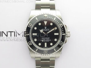 Submariner 114060 No Date Black Ceramic 904L Clean 1:1 Best Edition on SS Bracelet SA3130