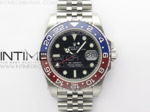 GMT Master II 126710 BLRO Red/Blue 904L SS BP 1:1 Best Edition on Jubilee Bracelet VR3285 CHS