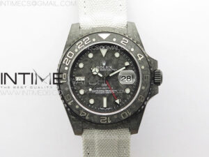 GMT Carbon DIWF Best Edition Carbon Dial on White Nylon Strap SA3285 CHS