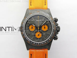 Daytona DIW Carbon Noob 1:1 Best Edition Carbon/Orange Dial on Orange Nylon Strap SA4130 V2
