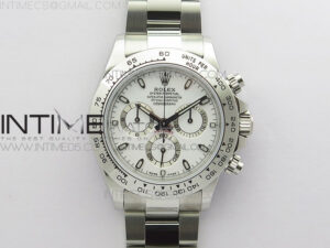 Daytona 116520 VRF 1:1 Best Edition White Dial on SS Bracelet A7750 V2