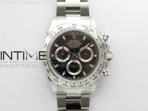 Daytona 116520 VRF 1:1 Best Edition Black Dial on SS Bracelet A7750 V2