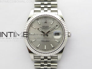 DateJust 41MM 126334 SS APSF 1:1 Best Edition Silver Dial on SS Jubilee Bracelet SA3235