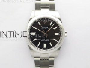 Oyster Perpetual 41mm 124300 904L Steel GMF 1:1 Best Edition Black Dial on SS Bracelet VR3230 V2