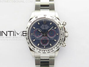 Daytona 116520 APSF Best Edition Blue Dial Stick Markers On SS Bracelet Slim A7750