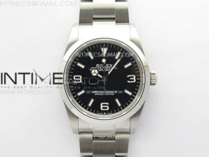 Explorer 124270 36mm SS BP 1:1 Best Edition Black Dial on SS Bracelet SA3230