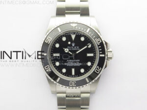 Submariner 41mm 124060 No Date Black Ceramic Bezel 3EF 1:1 Best Edition Black Dial On 904L Steel Case and Bracelet VR3230