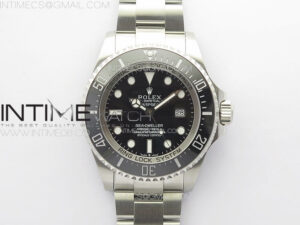 Sea-Dweller DEEPSEA 126660 SS GMF 1:1 Best Edition New Black Dial On Oyster Bracelet VR3235