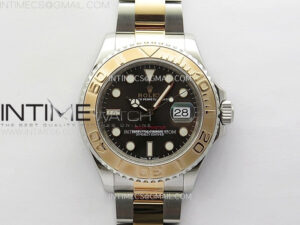 Yacht-Master 126621 904L/RG VSF 1:1 Best Edition Brown Dial On 904L/RG Bracelet VS3235