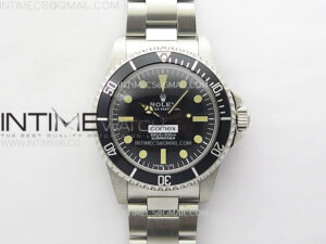 Vintage Submariner Comex No Date SS JKF Best Edition Black Dial on SS Bracelet A2836