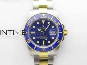Submariner 41mm 126613 LB SS/YG 3EF 1:1 Best Edition Blue Dial on SS/YG Bracelet VR3235