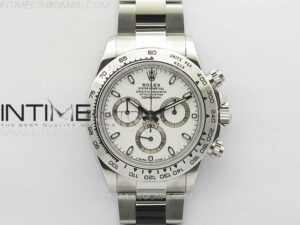 Daytona 116520 APSF White Dial Stick Markers On SS Bracelet Slim A7750