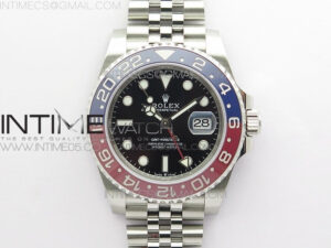 GMT-Master II 126710 BLRO Pepsi Red/Blue Ceramic 904L Steel VRF 1:1 Best Edition SA3285 CHS V3 (Clean Factory Bezel)