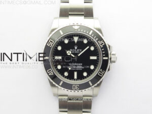 Submariner 41mm 124060 No Date 904L Steel VSF 1:1 Best Edition Black Dial VS3235