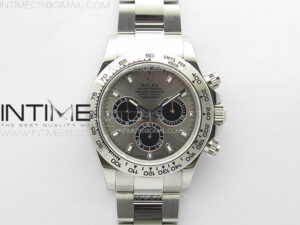 Daytona 116509 904 SS BTF 1:1 Best Edition Gray Dial On 904L SS Bracelet SA4130