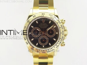 Daytona YG BP Best Edition Black Dial on YG Bracelet A4130