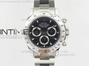 Daytona 116520 V2 BP 1:1 Best Edition Black Dial on SS Bracelet A7750