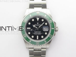 Submariner 41mm 126610 LV Kermit 904L Steel Clean 1:1 Best Edition VR3235