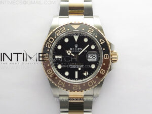 GMT-Master II 126711CHNR 904L/RG GMF 1:1 Best Edition Black Dial on 904L/RG Bracelet VR3285