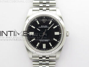 Oyster Perpetual 41mm 124300 BP Best Edition Black Dial on SS Jubilee Bracelet