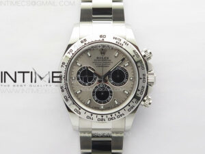 Daytona 116509 904L Clean 1:1 Best Edition Gray Dial on 904L SS Bracelet SA4130
