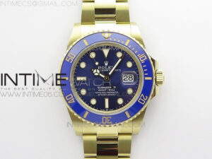 Submariner 41mm 126618 LB YG BP Best Edition Blue Dial on YG Bracelet