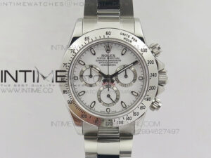 Daytona 116520 V2 BP 1:1 Best Edition White Dial on SS Bracelet A4130