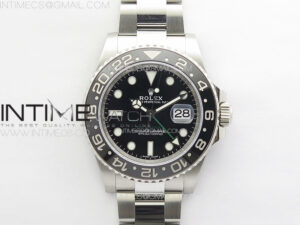GMT-Master II 116710 LN Black Ceramic 904L Steel NTF 1:1 Best Edition on Oyster Strap VR3186 CHS