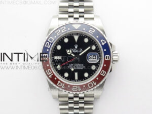 GMT Master II 126710 BLRO Red/Blue 904L SS 3EF 1:1 Best Edition on Jubilee Bracelet VR3285 CHS