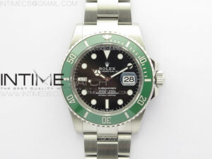 Submariner 126610 LV Green Ceramic Bezel 904L Steel ZF 1:1 Best Edition Black Dial On 904L Bracelet VR3235