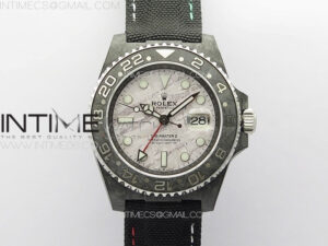GMT Carbon DIWF Best Edition Meteorite Dial on Black Nylon Strap SA3186 CHS