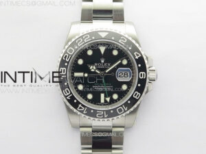 GMT-MASTER II 116710 LN BLACK CERAMIC 904L STEEL APSF 1:1 BEST EDITION VR3186 CHS