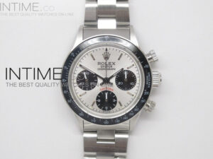 Daytona 6263 SS White Dial 2 on Bracelet Venus 75