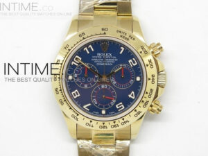 Daytona 116528 Yello Gold Blue Dial A7750@6