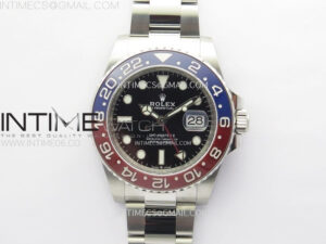 GMT-Master II 126710 Blue/Red Ceramic C+F 1:1 Best Edition Black Dial on Oyster Bracelet SH3285 CHS