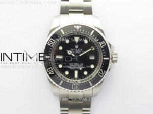 Sea-Dweller DEEPSEA 126660 SS APF 1:1 Best Edition Black Dial On Oyster Bracelet VR3235