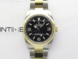 Explorer 124270 36mm SS/YG BP 1:1 Best Edition Black Dial on SS Bracelet SA3230