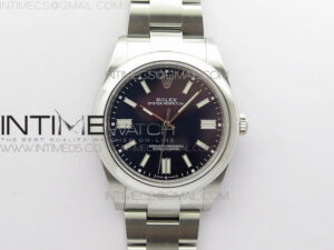 Oyster Perpetual 41mm 124300 BP Best Edition Dark Blue Dial on SS Bracelet